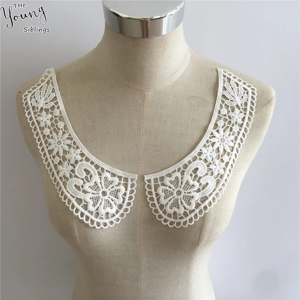 white Embroidered Lace Collar Neckline Applique Embroidery Sewing on Patches Sewing Fabric Accessories 1pcs sell free shipping
white Embroidered Lace Collar Neckline Applique Embroidery Sewing on Patches Sewing Fabric Accessories 1pcs sell free shipping