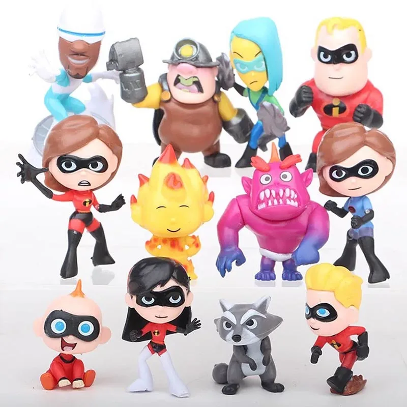 12PCS The Incredibles 2 Action Figure Cute Anime Figures Violet Model Collection Dash Jack Parr Figurine Toys for Fans 5-8CM
12PCS The Incredibles 2 Action Figure Cute Anime Figures Violet Model Collection Dash Jack Parr Figurine Toys for Fans 5-8CM
