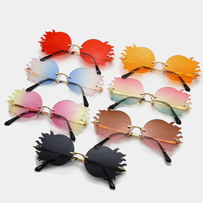 2020 Brand Designer Rimless Vintage Sunglasses Women Retro Steampunk Sunglasses Men Punk Sun Glasses Eyewear Oversized UV400
2020 Brand Designer Rimless Vintage Sunglasses Women Retro Steampunk Sunglasses Men Punk Sun Glasses Eyewear Oversized UV400