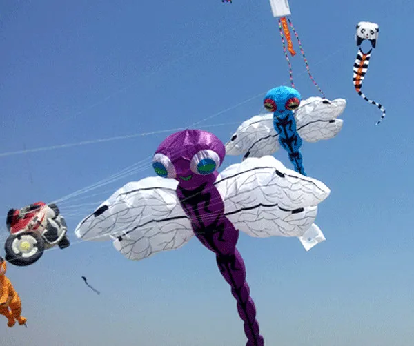 Новый большой воздушный змей со стрекозой надувной | Игрушки и хобби