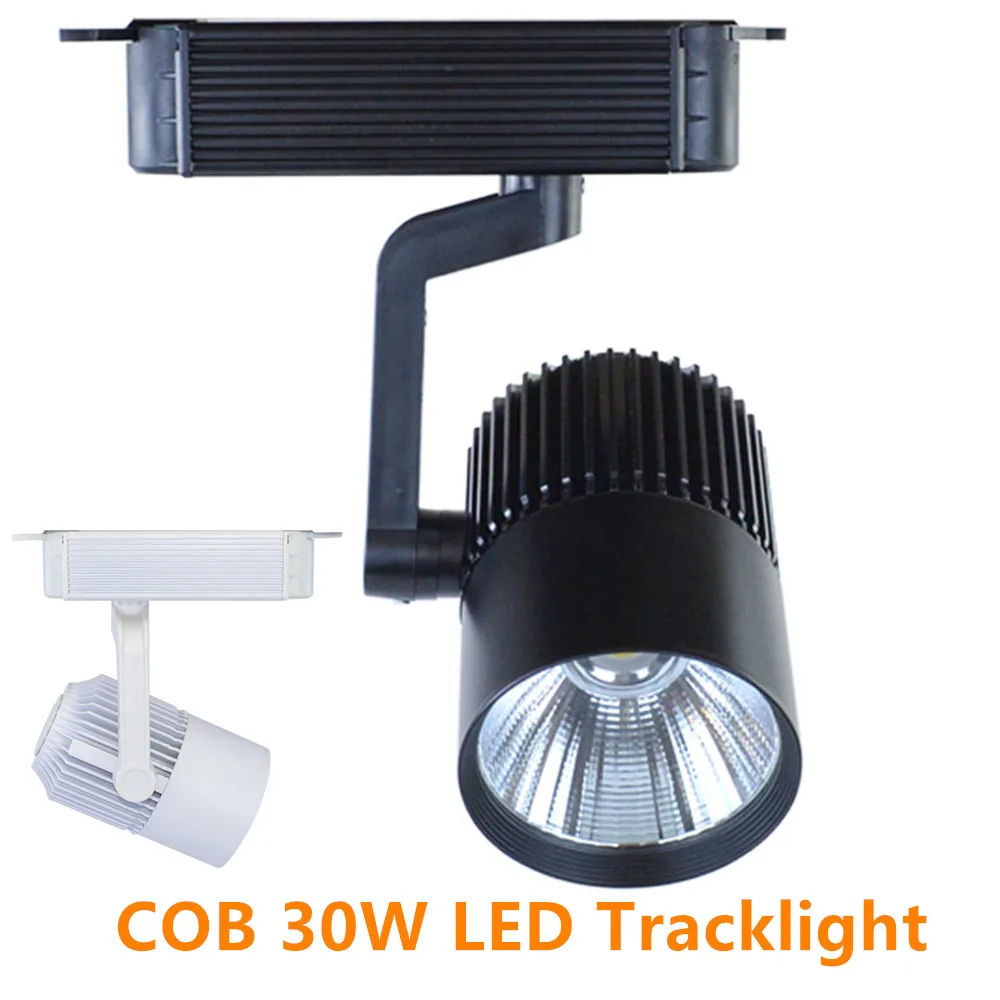30W COB LED Rail Tracklight Spotlight Lamp Replace 300W Halogen Warm white 3000K cold 6500K Natural White 4000K 110V 220V | Освещение