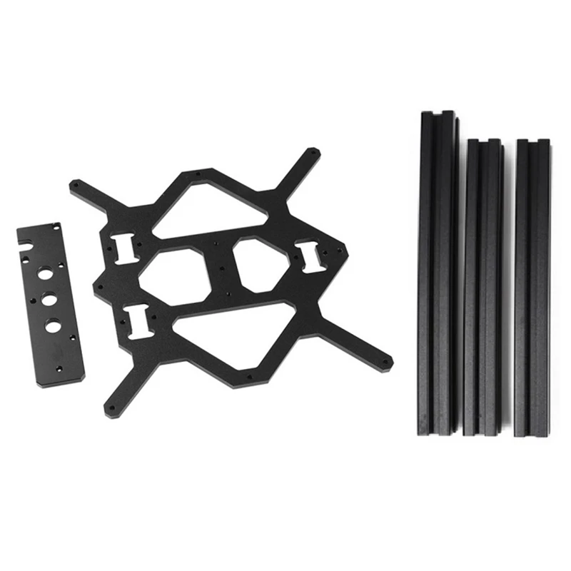 1Set Black Aluminum Profile Y Carriage Z Bottom Plate Extrusion Profile with 3Pcs U-Bolts Holding for 3D Printer
1Set Black Aluminum Profile Y Carriage Z Bottom Plate Extrusion Profile with 3Pcs U-Bolts Holding for 3D Printer
