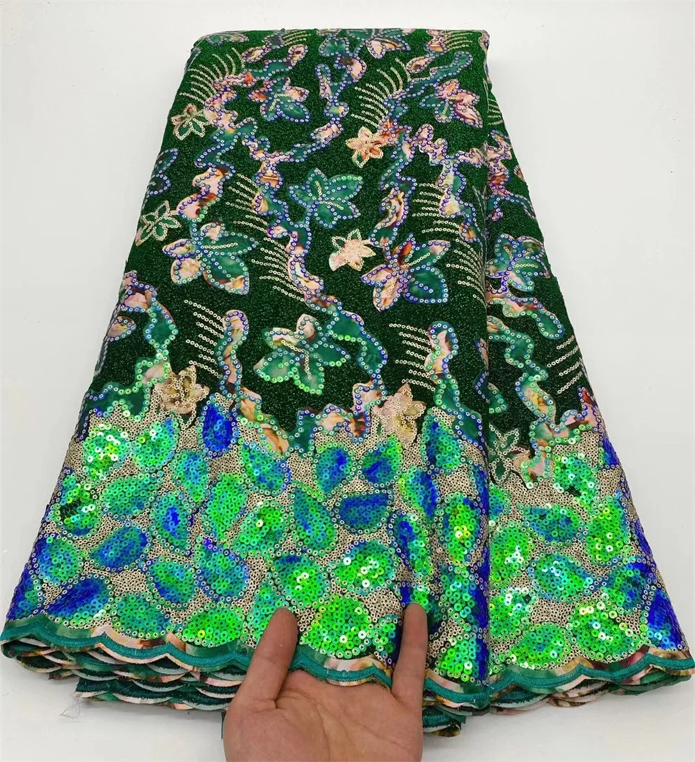 NI.AI Fashion Velvet French Tulle Lace Fabric 2022 High Quality Nigerian Wedding Sequin Embroidery African Lace Material LY201
NI.AI Fashion Velvet French Tulle Lace Fabric 2022 High Quality Nigerian Wedding Sequin Embroidery African Lace Material LY201