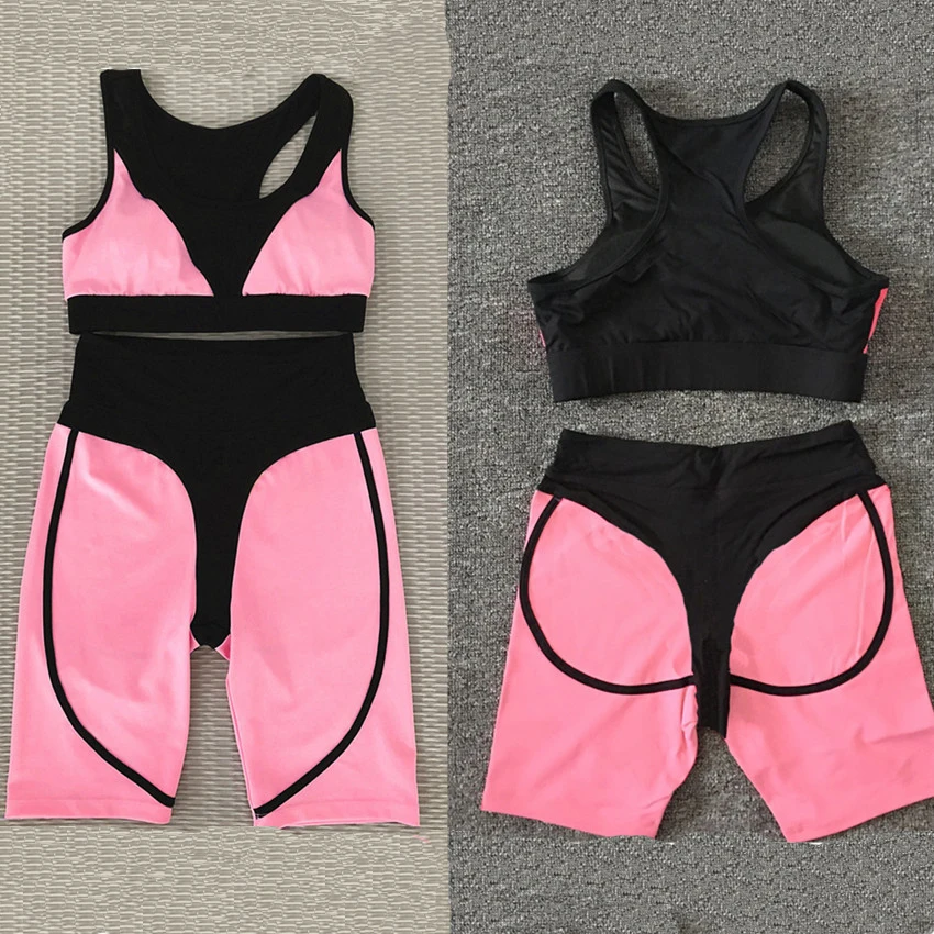 Sport Set Women Blue Two 2 Piece Crop top Bra Shorts Yoga Sport suit Running Workout Outfit Fitness Wear Summer Gym Set
Sport Set Women Blue Two 2 Piece Crop top Bra Shorts Yoga Sport suit Running Workout Outfit Fitness Wear Summer Gym Set