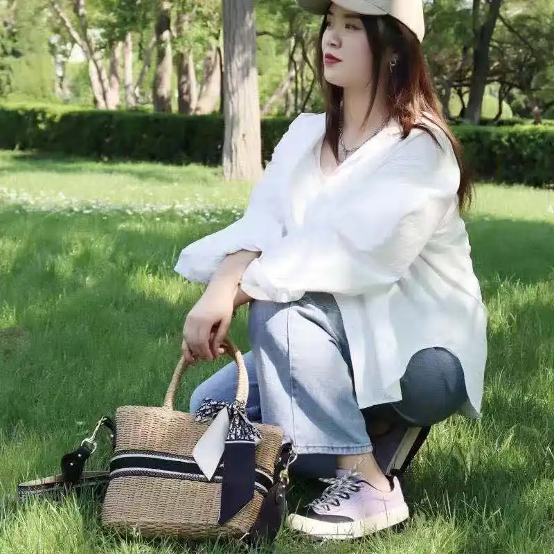 2021 new summer rattan bamboo grass beach vegetable basket handbag women's large capacity cross-body bag
2021 new summer rattan bamboo grass beach vegetable basket handbag women's large capacity cross-body bag