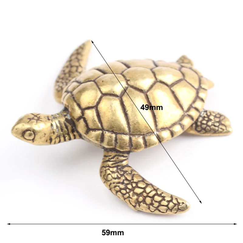 Animal Turtle Ornament Figurine Display Sea Ocean Vivid Tortoise Home Table