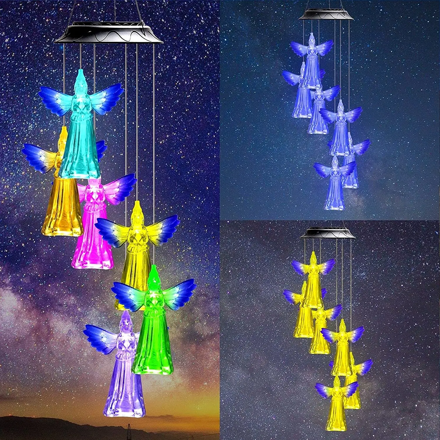 Ветровка с ангелом на солнечной батарее, меняющие цвета, искусственные украшения, комнатное и уличное украшение, освещение для газона, двор... 
Ветровка с ангелом на солнечной батарее, меняющие цвета, искусственные украшения, комнатное и уличное украшение, освещение для газона, двор...