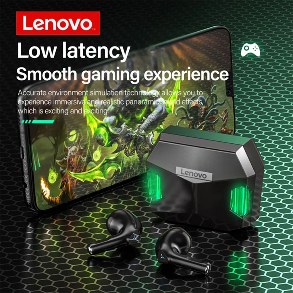 Беспроводные наушники Lenovo GM5, TWS, Bluetooth 5,0, сенсорное управление, снижение напряжения, низкая задержка, Игровые наушники-вкладыши с микрофоном
Беспроводные наушники Lenovo GM5, TWS, Bluetooth 5,0, сенсорное управление, снижение напряжения, низкая задержка, Игровые наушники-вкладыши с микрофоном