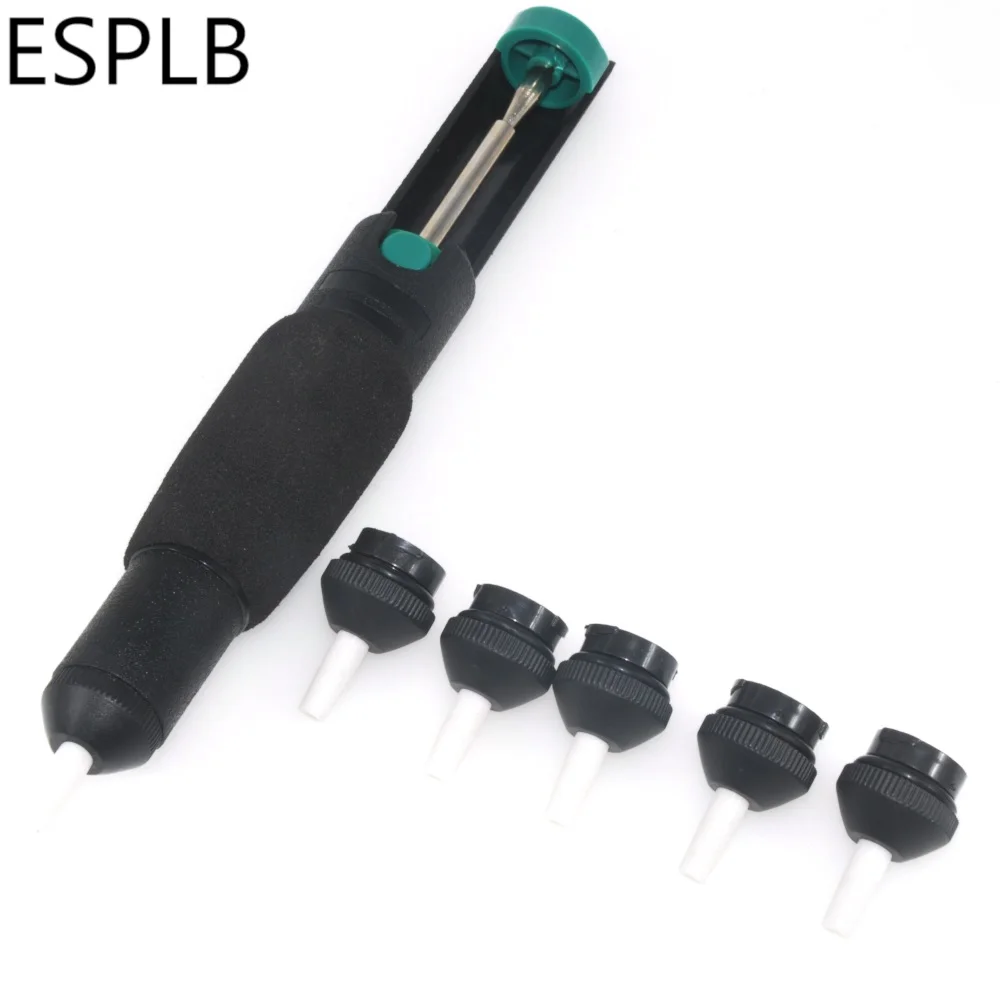 Пластиковый отсос для припоя Desoldering Pump черный
Пластиковый отсос для припоя Desoldering Pump черный