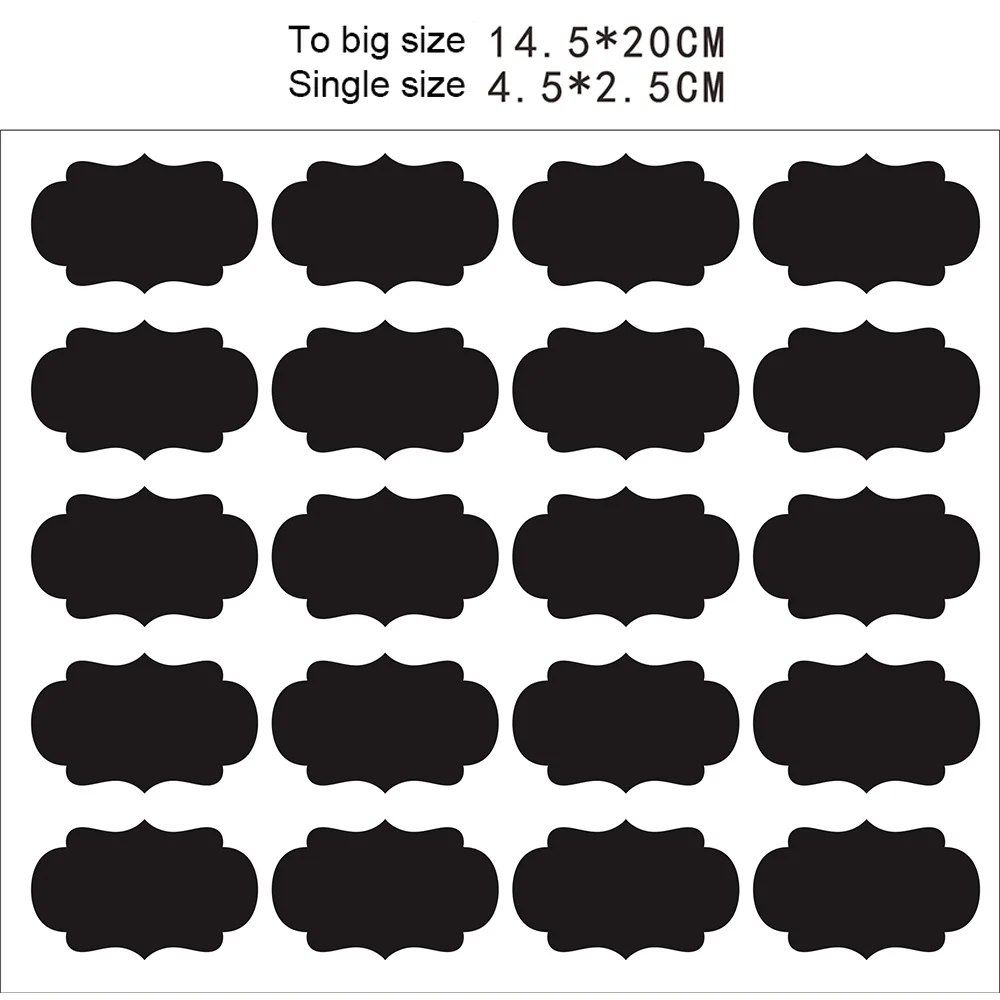 Reusable Chalkboard Stickers Removable Kitchen Sticker Labels Chalk Pen Waterproof Blackboard Tag for Jars and Kitchen Bottles
Reusable Chalkboard Stickers Removable Kitchen Sticker Labels Chalk Pen Waterproof Blackboard Tag for Jars and Kitchen Bottles