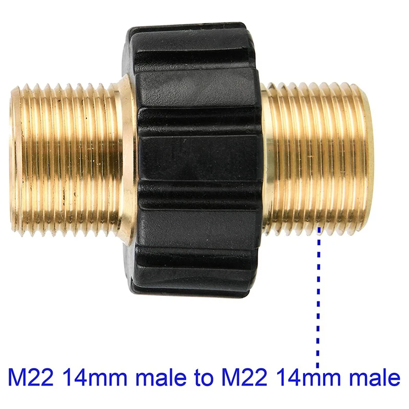Pressure Washer Adapter Set, M22 to 3/8 Inch Quick Connect, 3/4 Inch to Quick Disconnect, Male M22 Hose Adapter, 9-Pack
Pressure Washer Adapter Set, M22 to 3/8 Inch Quick Connect, 3/4 Inch to Quick Disconnect, Male M22 Hose Adapter, 9-Pack