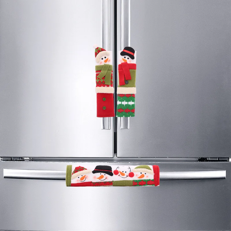 3pcs/set Christmas Refrigerator Handle Cover Cloth Door Handle Cover Kitchen Fridge Appliances Glove Door Knob Protector
3pcs/set Christmas Refrigerator Handle Cover Cloth Door Handle Cover Kitchen Fridge Appliances Glove Door Knob Protector