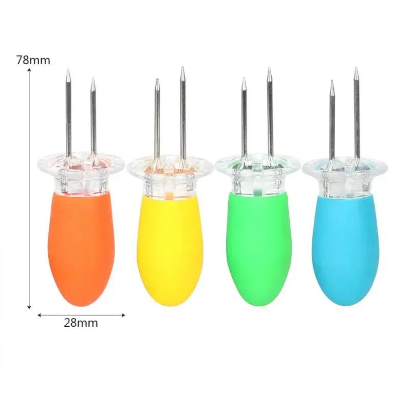 2pcs Corn Forks Heat-resistant Small Stainless Steel Corn Holders Food Forks BBQ Tool For Picnic Barbecue Kitchen Accessories
2pcs Corn Forks Heat-resistant Small Stainless Steel Corn Holders Food Forks BBQ Tool For Picnic Barbecue Kitchen Accessories