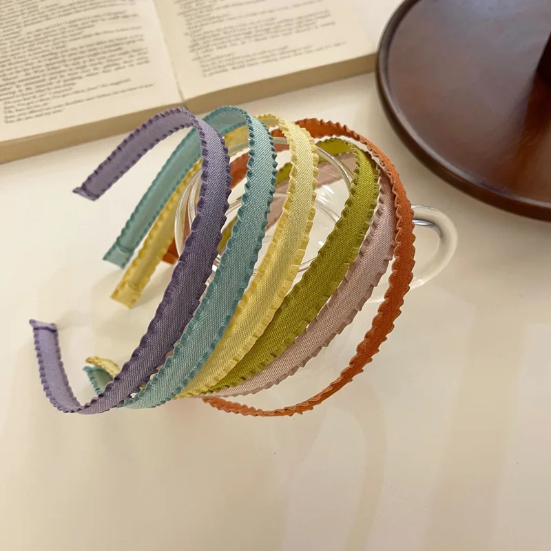 Thin Macaron Candy Color Headbands Sweet Wavy Korean Hairbands Women Sping Head Hoop Daily Headwear Headdress
Thin Macaron Candy Color Headbands Sweet Wavy Korean Hairbands Women Sping Head Hoop Daily Headwear Headdress