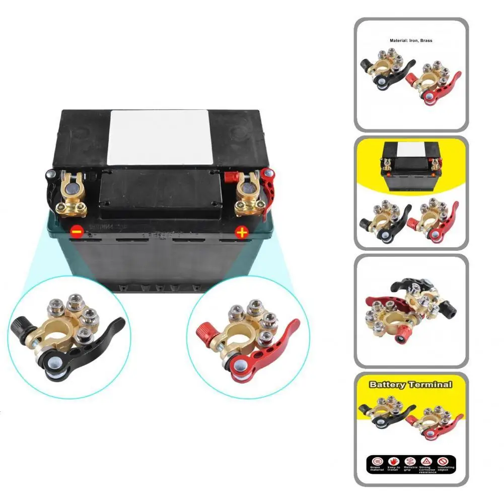 1 Pair Portable Non-corrosive Disconnect Tool Adjust Car Battery Terminal Battery Terminal Clamp for Car
1 Pair Portable Non-corrosive Disconnect Tool Adjust Car Battery Terminal Battery Terminal Clamp for Car
