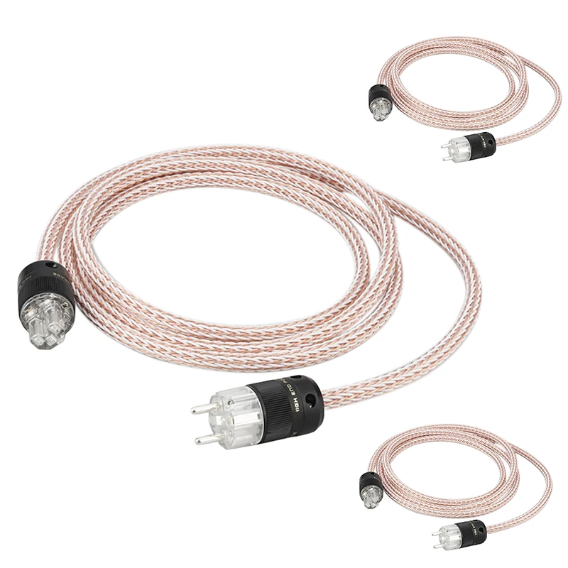 Audiophile Power Cord,HiFi Audio Universal AC Power Cable for Amplifier CD/ Decoder Power Wire EU Plug
Audiophile Power Cord,HiFi Audio Universal AC Power Cable for Amplifier CD/ Decoder Power Wire EU Plug