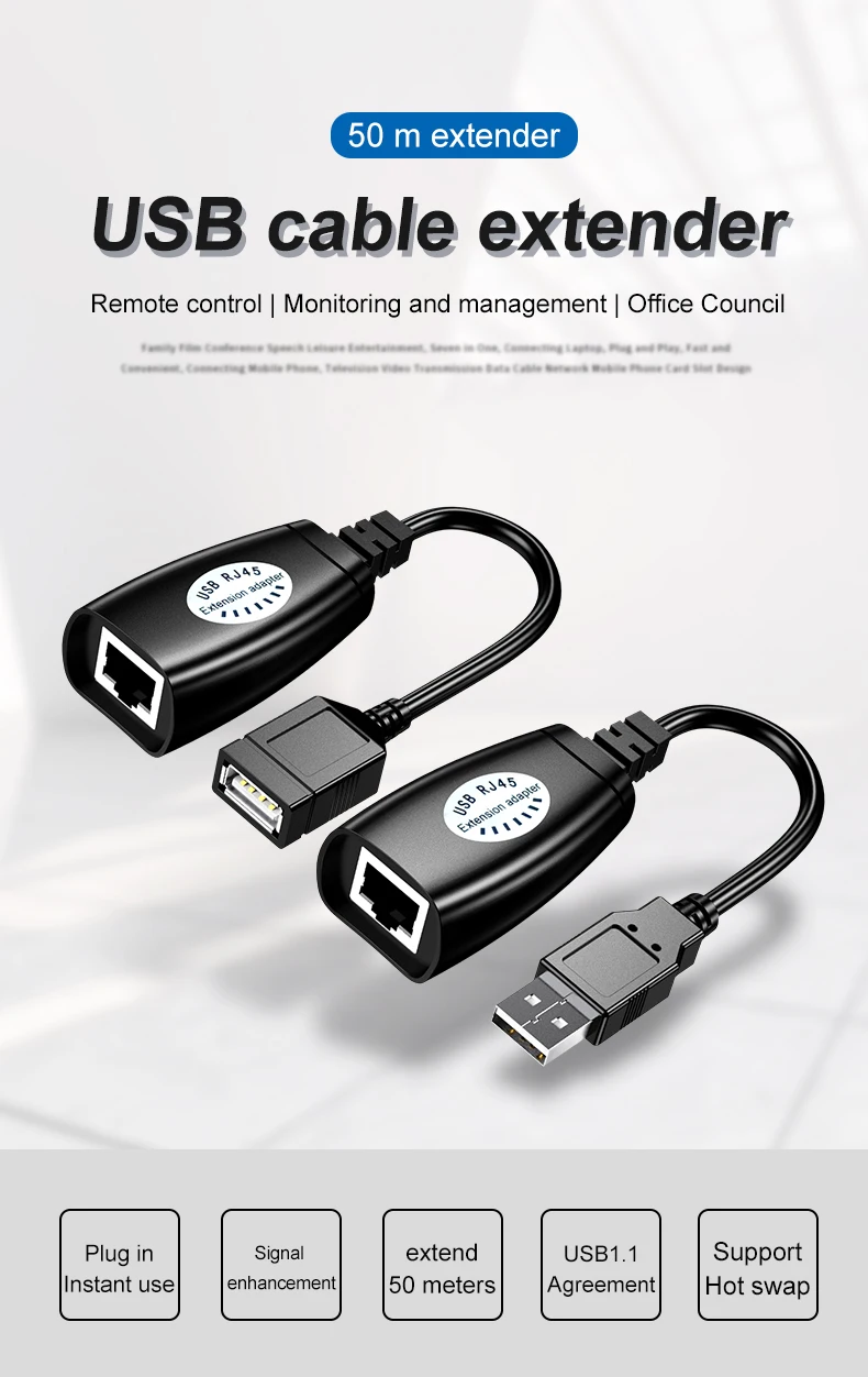 Удлинитель RJ45 с портом USB, удлинитель Ethernet с портом USB RJ45, CAT5E /6, сетевой адаптер для ретранслятора
Удлинитель RJ45 с портом USB, удлинитель Ethernet с портом USB RJ45, CAT5E /6, сетевой адаптер для ретранслятора