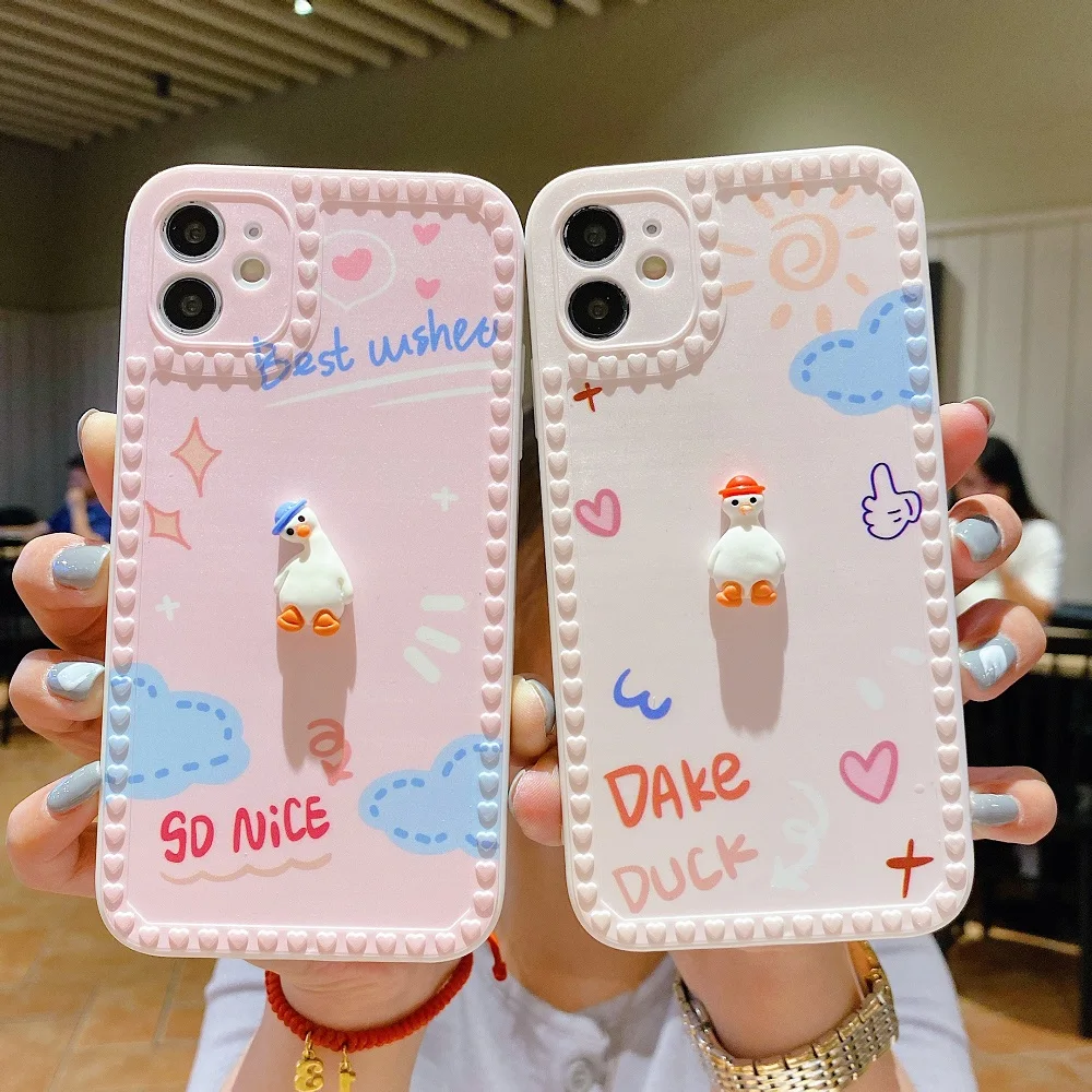 3D Cute Duck Case For iPhone 11 12 Pro 7 8 6S 6 Plus XR X XS Max 12 Mini Silicone Case Cartoon Animal Cover Soft Phone Bumper
3D Cute Duck Case For iPhone 11 12 Pro 7 8 6S 6 Plus XR X XS Max 12 Mini Silicone Case Cartoon Animal Cover Soft Phone Bumper