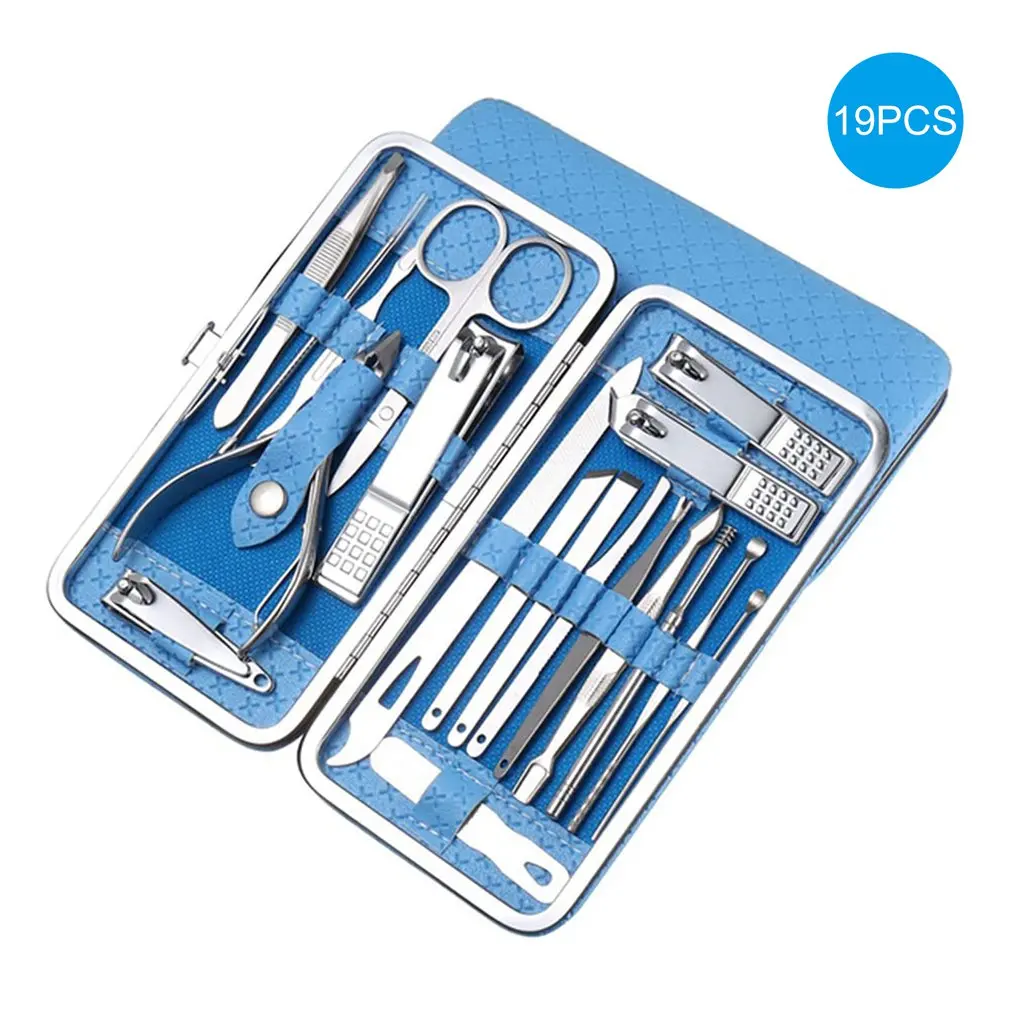 Beauty Nail Manicure Pedicure Knife Scissors Care Set Manicure Set 19 Pieces Nail Clippers Eagle Tool Complete Box
Beauty Nail Manicure Pedicure Knife Scissors Care Set Manicure Set 19 Pieces Nail Clippers Eagle Tool Complete Box