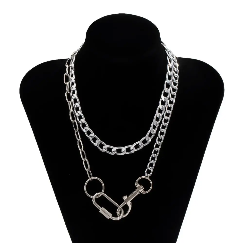 SHIXIN 2 Pcs/Set Short Choker Colar With Big Buckle Pendant Necklace for Women Hip Hop Layered Neck Chain Necklaces 2020 Fashion
SHIXIN 2 Pcs/Set Short Choker Colar With Big Buckle Pendant Necklace for Women Hip Hop Layered Neck Chain Necklaces 2020 Fashion