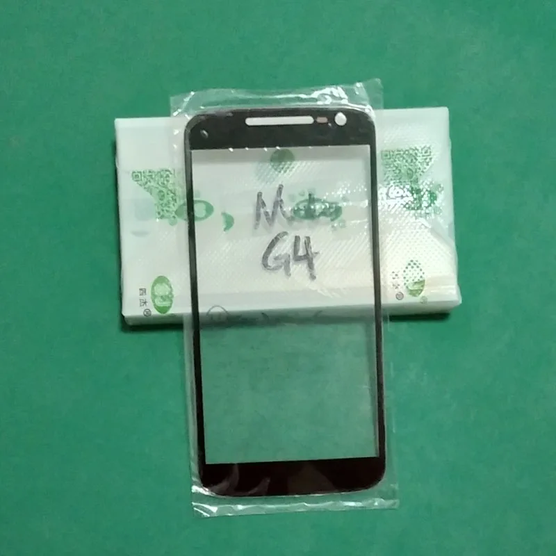 Замена ЖК переднего сенсорного экрана Стекло Внешний объектив для Motorola Moto G4 Plus