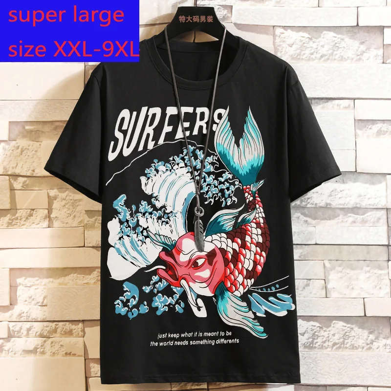 New Arrival Fashion Suepr Large Factory Direct Sales Spring Summer Short Sleeve Casual O-neck Print Knitted Plsu Size 2XL-9XL
New Arrival Fashion Suepr Large Factory Direct Sales Spring Summer Short Sleeve Casual O-neck Print Knitted Plsu Size 2XL-9XL