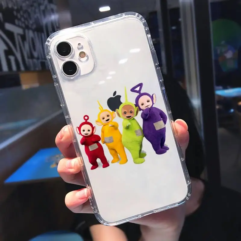 Cute Teletubbies cartoon Phone Cases Transparent soft For iphone 5 5s 5c se 6 6s 7 8 11 12 plus mini x xs xr pro max
Cute Teletubbies cartoon Phone Cases Transparent soft For iphone 5 5s 5c se 6 6s 7 8 11 12 plus mini x xs xr pro max