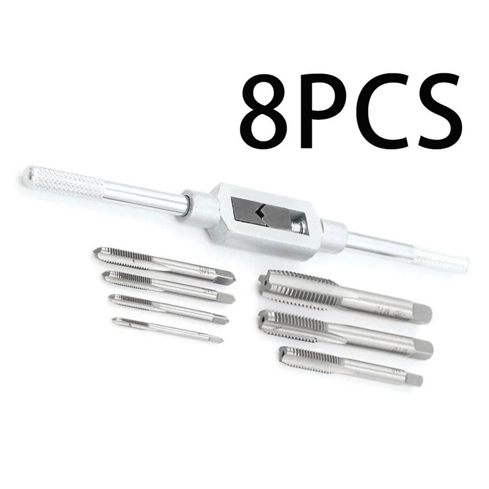 8 Pcs Wrench Tap Set M3-M12 Tap Wrench Drill Set Hand Tapping Tools Metric Screw Thread Tap Hand Tools Accessories
8 Pcs Wrench Tap Set M3-M12 Tap Wrench Drill Set Hand Tapping Tools Metric Screw Thread Tap Hand Tools Accessories