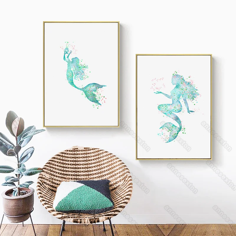 Nordic Style Canvas Painting Poster and Print Minimalist Pictures Light Green Attractive Mermaid for Home Rooms Wall Decoration
Nordic Style Canvas Painting Poster and Print Minimalist Pictures Light Green Attractive Mermaid for Home Rooms Wall Decoration