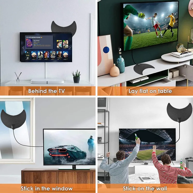 Greatlizard 4K 25DB High Gain HD TV DTV Box Digital TV Antenna 200 Miles Booster Active Indoor Signal Receiver Aerial
Greatlizard 4K 25DB High Gain HD TV DTV Box Digital TV Antenna 200 Miles Booster Active Indoor Signal Receiver Aerial