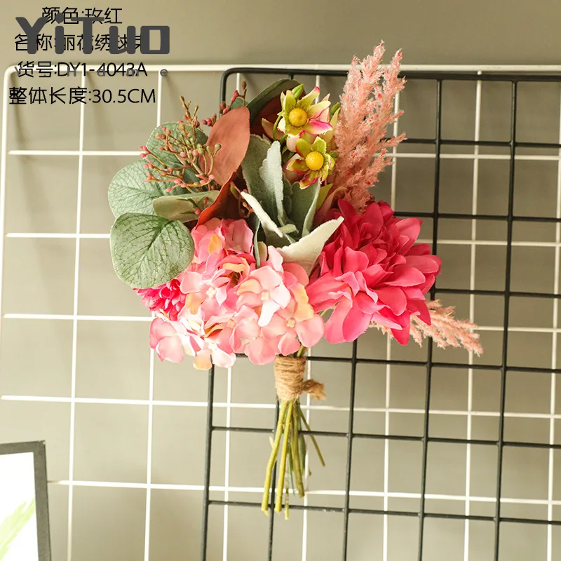 YiTuo Wind Dahlia Hydrangea Bundle Simulation Home Decoration Artificial Flower DY1-4043A 
YiTuo Wind Dahlia Hydrangea Bundle Simulation Home Decoration Artificial Flower DY1-4043A