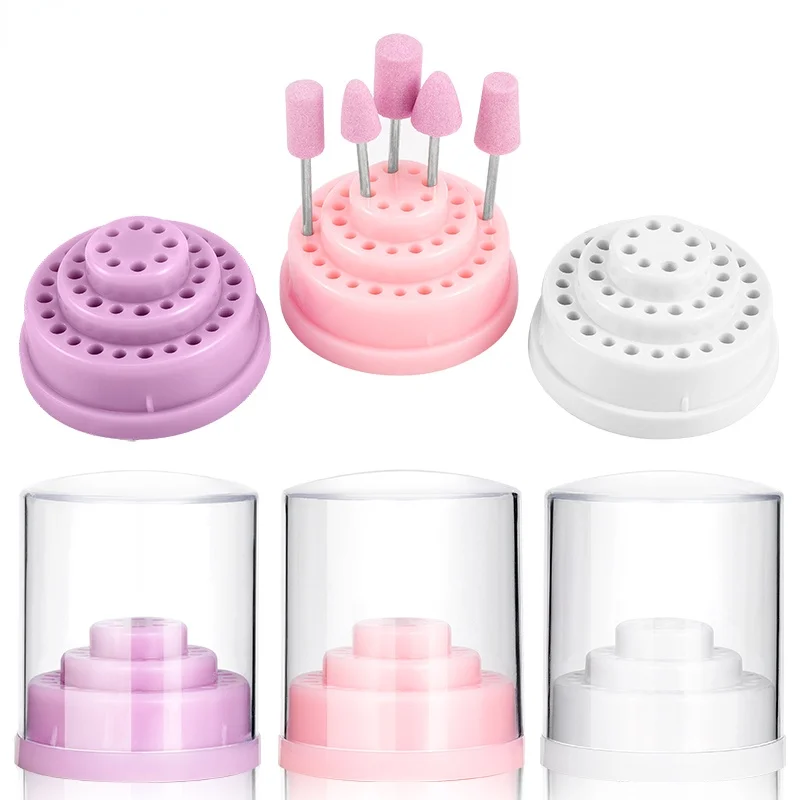 48 Holes Nail Art Drill Bits Empty Storage Box Holder Stand Display Container Manicure Accessories Acrylic Cover Tools
48 Holes Nail Art Drill Bits Empty Storage Box Holder Stand Display Container Manicure Accessories Acrylic Cover Tools