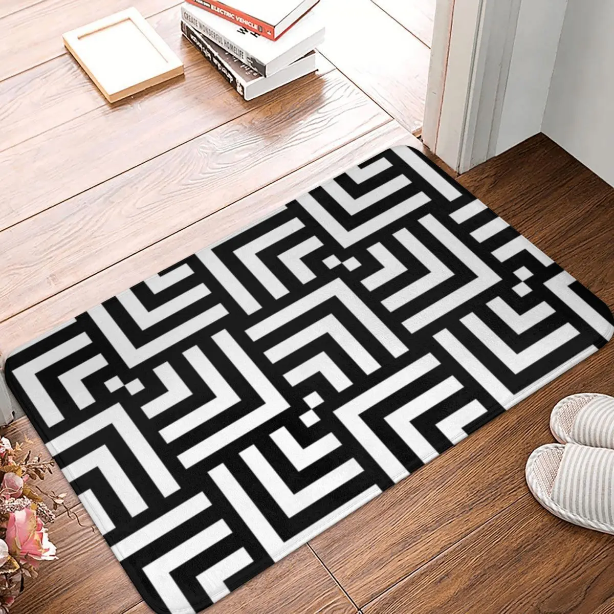 Bath Mat Optical Illusion Retro Design Rug Carpet Doormat Antislip Antiwear Entrance Living Room Home Bathroom Hallway Musicroom
Bath Mat Optical Illusion Retro Design Rug Carpet Doormat Antislip Antiwear Entrance Living Room Home Bathroom Hallway Musicroom