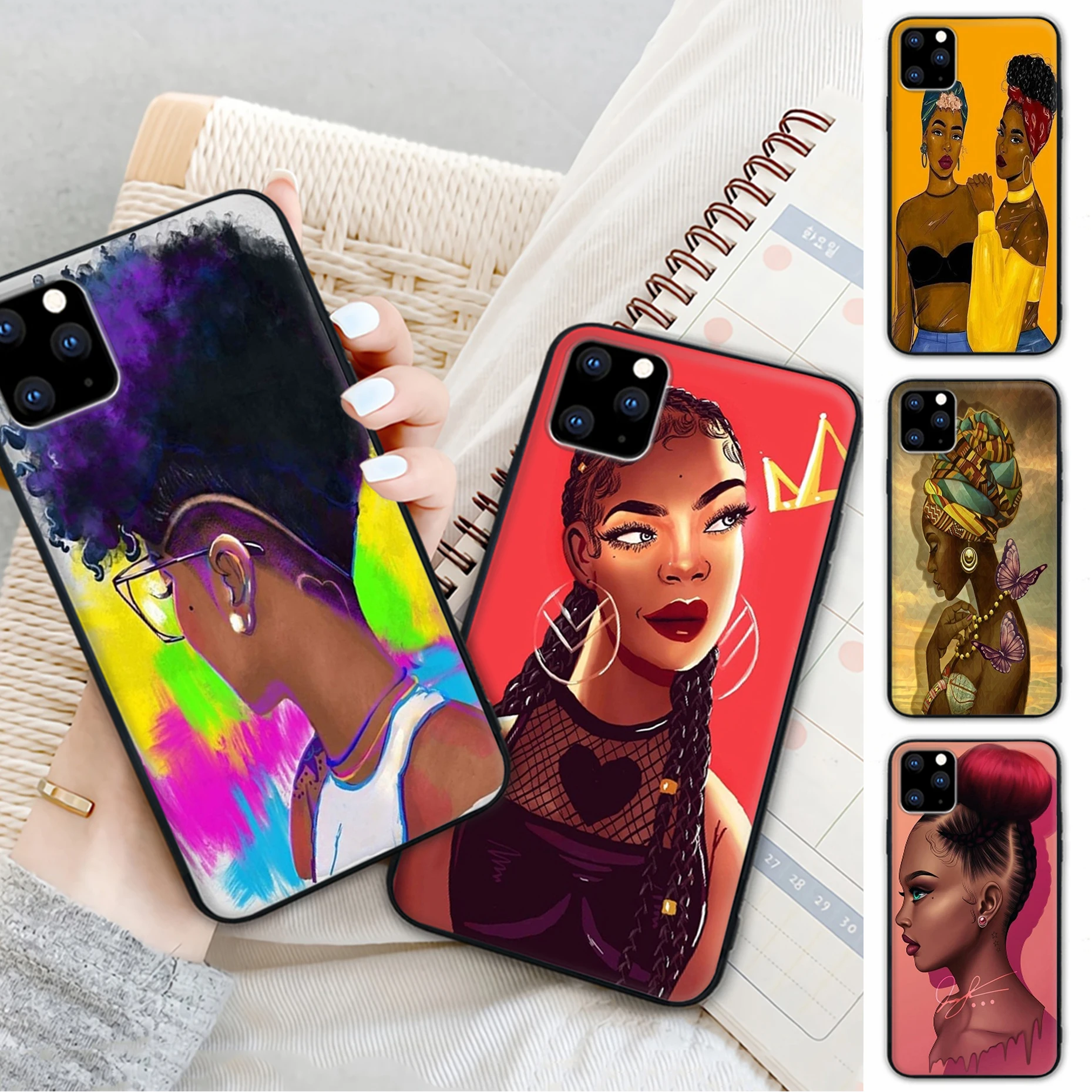 Art African Girl Printing Unique Design Mobile Phone Case For Xiaomi Redmi 4X 5 Plus 6 6A 7 7A 8 8A 9 Note 4 8 T 9 Pro Max Cover
Art African Girl Printing Unique Design Mobile Phone Case For Xiaomi Redmi 4X 5 Plus 6 6A 7 7A 8 8A 9 Note 4 8 T 9 Pro Max Cover