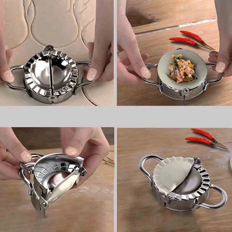 1PC Stainless Steel Dumpling Wraper Mould Dough Circle Roller Machine Dumpling/Pie Maker Pastry Cutters Cooking Tools
1PC Stainless Steel Dumpling Wraper Mould Dough Circle Roller Machine Dumpling/Pie Maker Pastry Cutters Cooking Tools