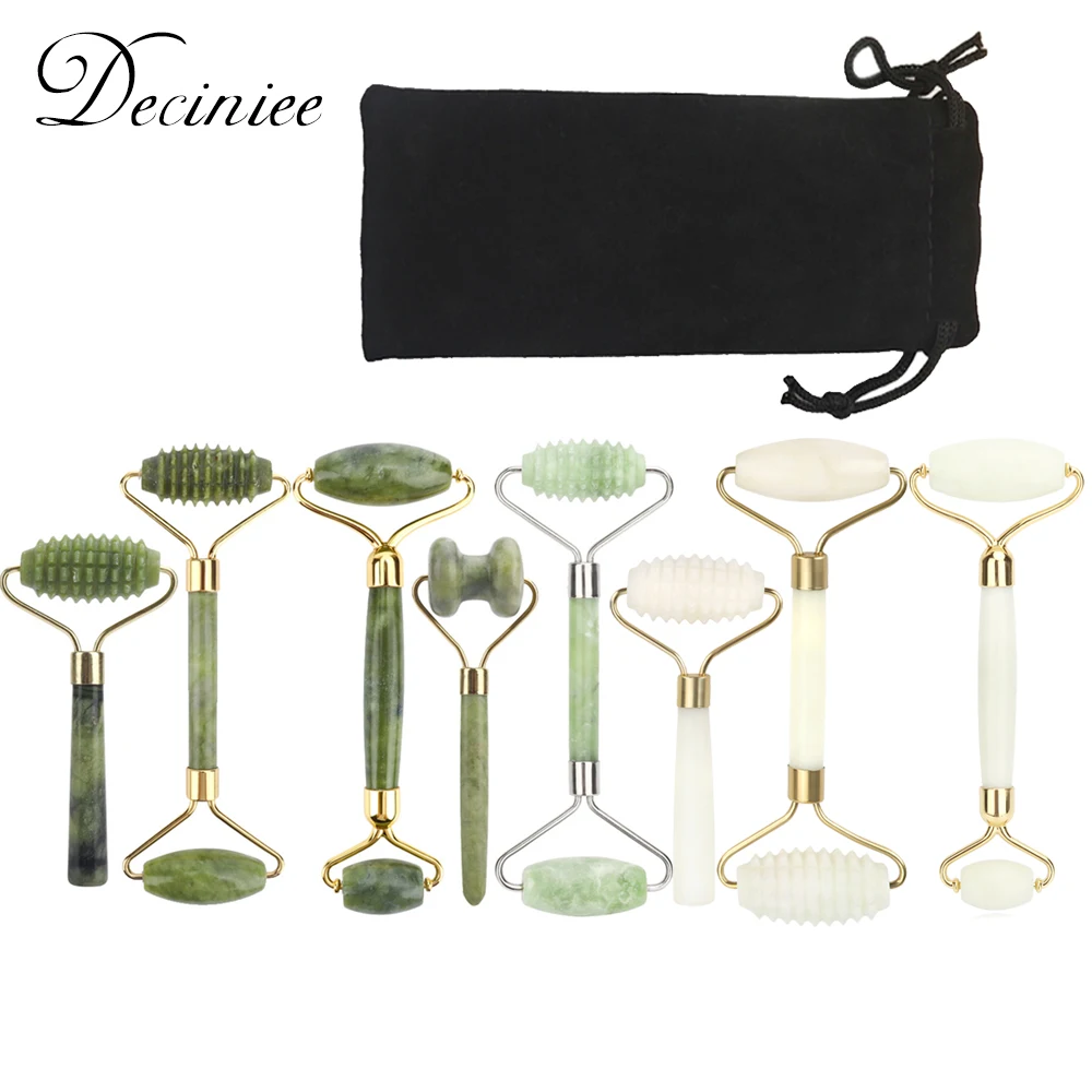 8 Types Jade Roller for Face Natural Jade Face Roller Anti Aging Jade Face Massage Roller Anti Aging for Eye Massage with Bag
8 Types Jade Roller for Face Natural Jade Face Roller Anti Aging Jade Face Massage Roller Anti Aging for Eye Massage with Bag