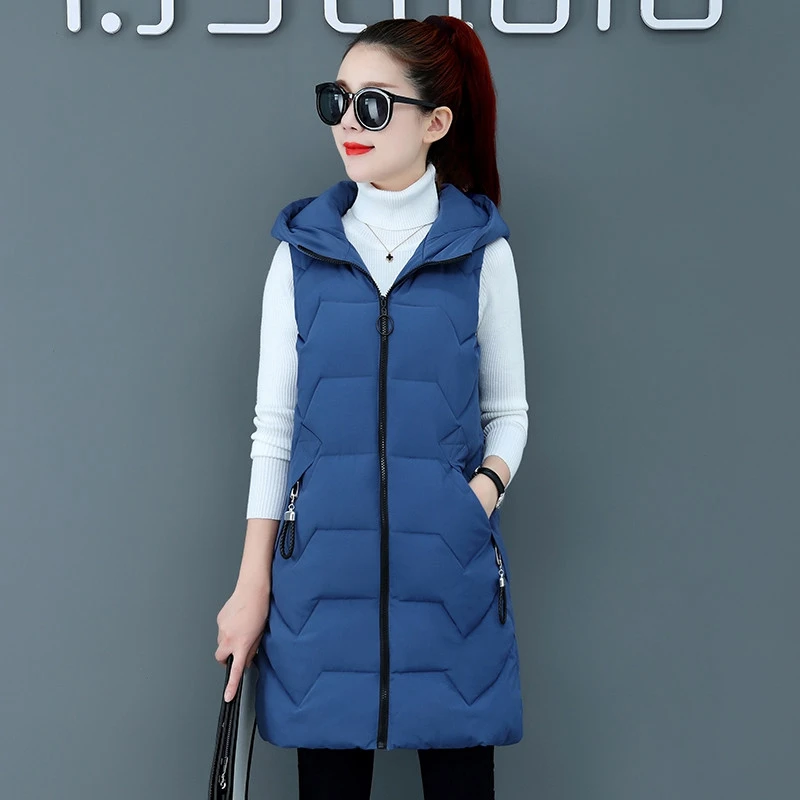 Lingwave Winter Ladies Cotton Waistcoat Slim All-match Hooded Waistcoat Down Cotton Jacket Plus Size S-3XL Vest Women's Jacket
Lingwave Winter Ladies Cotton Waistcoat Slim All-match Hooded Waistcoat Down Cotton Jacket Plus Size S-3XL Vest Women's Jacket