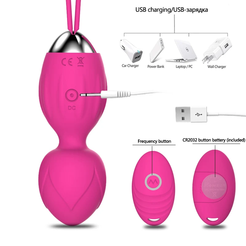 

Sex Toys for Women Vaginal Ball Vibrating Eggs Smart Female Kegel Ball, Ben Wa Ball Vagina Tighten Massage Exercise Geisha Ball