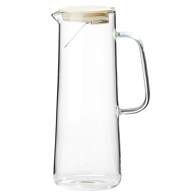 water jug Nordic high borosilicate glass transparent high temperature resistant filtering cold kettle
water jug Nordic high borosilicate glass transparent high temperature resistant filtering cold kettle