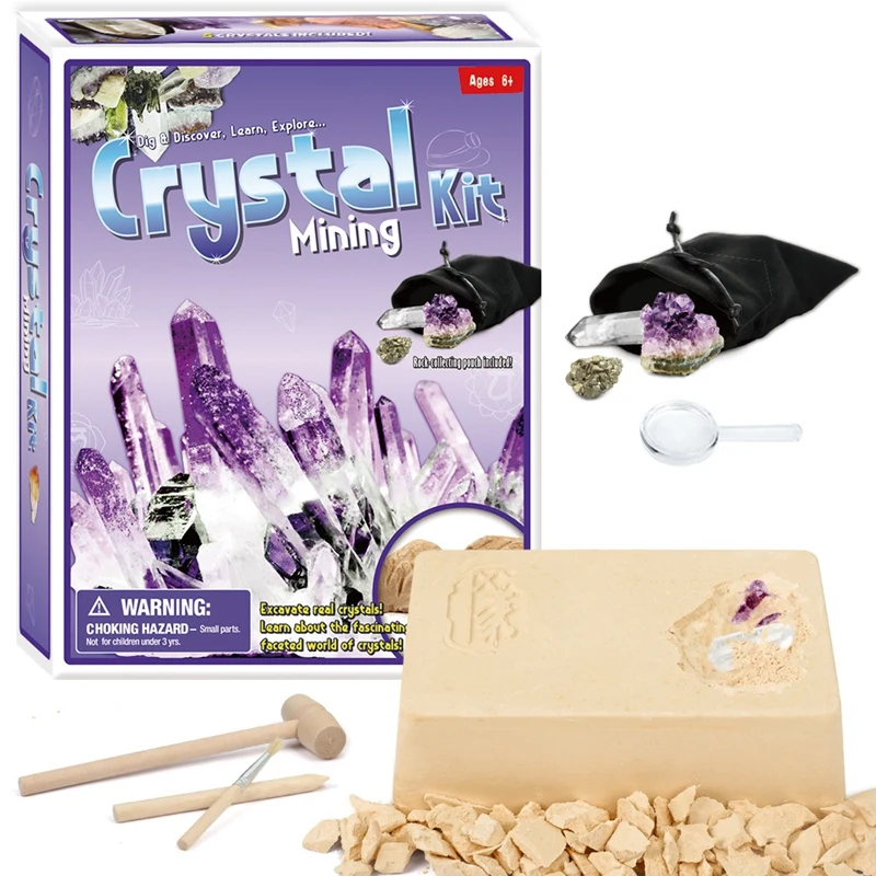 Kids Archaeological Toys Excavate Dig-Out Crystal Discover Mineral Game Early Development Education Toys for Children
Kids Archaeological Toys Excavate Dig-Out Crystal Discover Mineral Game Early Development Education Toys for Children