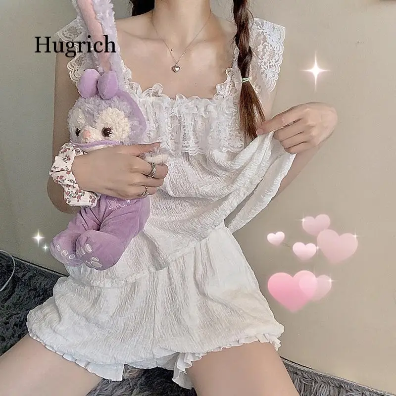 Новинка 2021, женская летняя кружевная Милая пижама в иностранном стиле, шорты-фонарики, костюм из двух предметов можно носить на улице, костю...
Новинка 2021, женская летняя кружевная Милая пижама в иностранном стиле, шорты-фонарики, костюм из двух предметов можно носить на улице, костю...