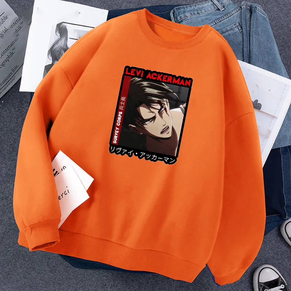 Levi Ackerman Printed Men Sweatshirt Attack On Titan Anime Sweatshirts Basic Simple Mens Hoodies Hip Hop Soft Loose Streetwear
Levi Ackerman Printed Men Sweatshirt Attack On Titan Anime Sweatshirts Basic Simple Mens Hoodies Hip Hop Soft Loose Streetwear