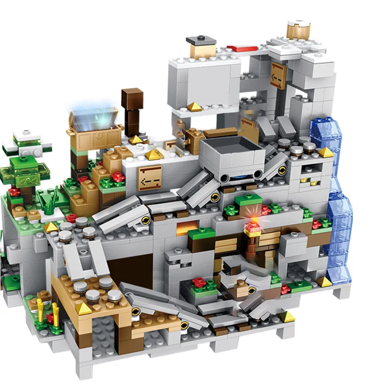Compatible My Worlds Bricks Creatored Technic Building Blocks Designer Mountain Cave Bricks Toys For Boys Kids
Compatible My Worlds Bricks Creatored Technic Building Blocks Designer Mountain Cave Bricks Toys For Boys Kids