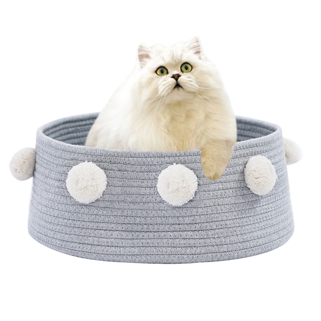 Pet House Bed Nest Creative Pompom Decor Warm Pet Nest Pet Cave For Dogs Puppy Cats Kittens Pet Supplies Four Seasons Universal
Pet House Bed Nest Creative Pompom Decor Warm Pet Nest Pet Cave For Dogs Puppy Cats Kittens Pet Supplies Four Seasons Universal