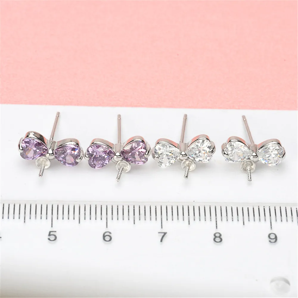 925 Sterling Silver Plating Earrings Pearl Earrings Accessories Findings Earrings Jewelry Parts Fittings Mountings DIY Girl Gift
925 Sterling Silver Plating Earrings Pearl Earrings Accessories Findings Earrings Jewelry Parts Fittings Mountings DIY Girl Gift