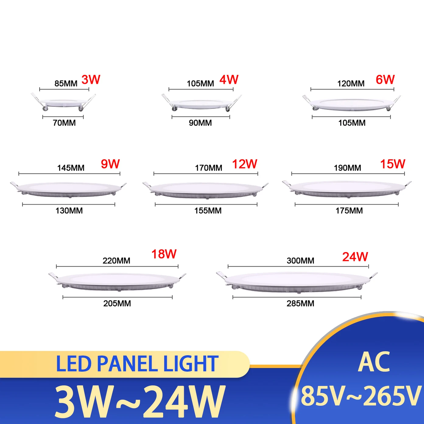 LED Ultra thin Downlight lamp 24W 18W 12W 9W 6W 3W AC110V 220V led ceiling recessed grid downlight slim round square panel light
LED Ultra thin Downlight lamp 24W 18W 12W 9W 6W 3W AC110V 220V led ceiling recessed grid downlight slim round square panel light