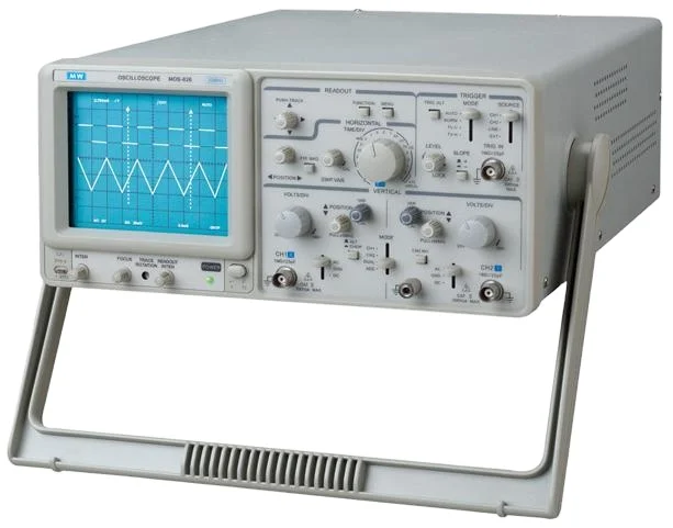 MW MOS-626 20MHz Dual Channel Factory High Precision Circuit Inspection Analog-oscilloscope Bench Top Ociloscopio Oscilloscope
MW MOS-626 20MHz Dual Channel Factory High Precision Circuit Inspection Analog-oscilloscope Bench Top Ociloscopio Oscilloscope
