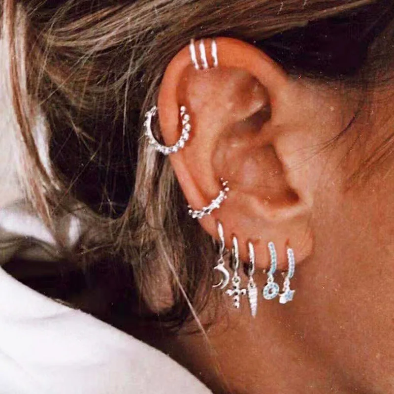 8pcs/set Vintage Geometric Star Moon Cross Flower Pendant Earrings Statement Jewelry For Women Retro Fashion Dangle Earring Sets
8pcs/set Vintage Geometric Star Moon Cross Flower Pendant Earrings Statement Jewelry For Women Retro Fashion Dangle Earring Sets