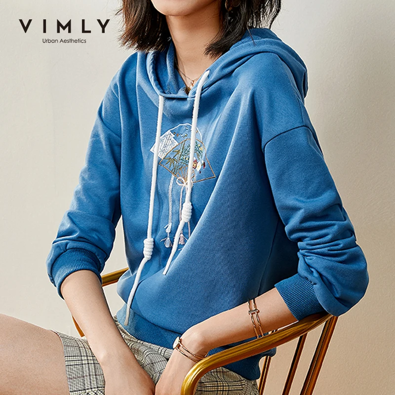 Vimly Women Hoodies Harajuku Autumn Print Loose Hooded Pullovers Casual Female Sweatshirt Sudaderas F0300
Vimly Women Hoodies Harajuku Autumn Print Loose Hooded Pullovers Casual Female Sweatshirt Sudaderas F0300