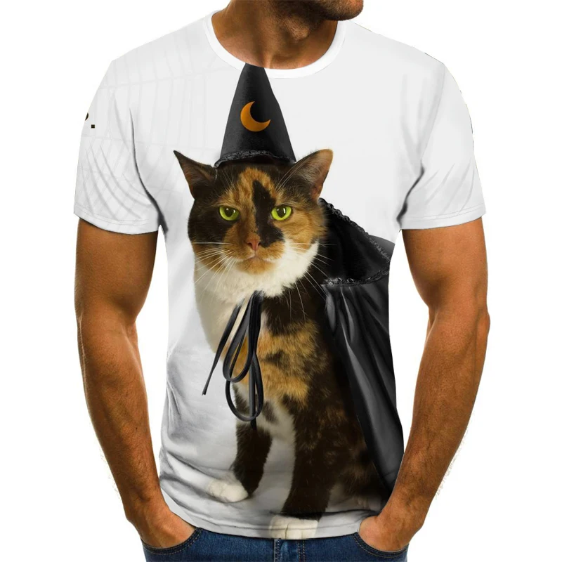 Hot Selling Fashion Men's And Women's Casual Top T-shirt 3d Printing Christmas Style Funny Cat Short-sleeved Digital Printing Fl
Hot Selling Fashion Men's And Women's Casual Top T-shirt 3d Printing Christmas Style Funny Cat Short-sleeved Digital Printing Fl